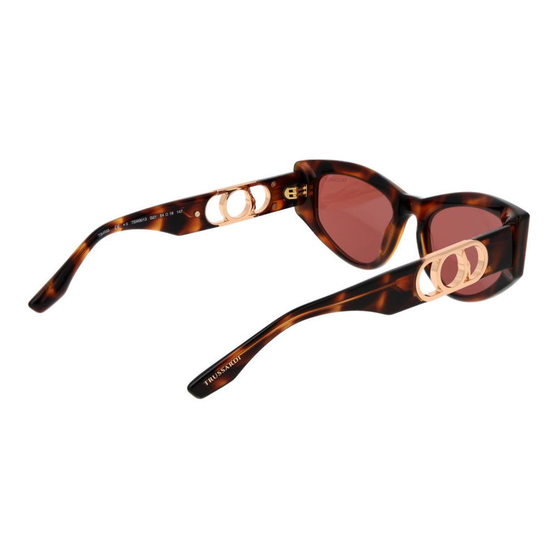Trussardi Brown Acetate Sunglasses for Women