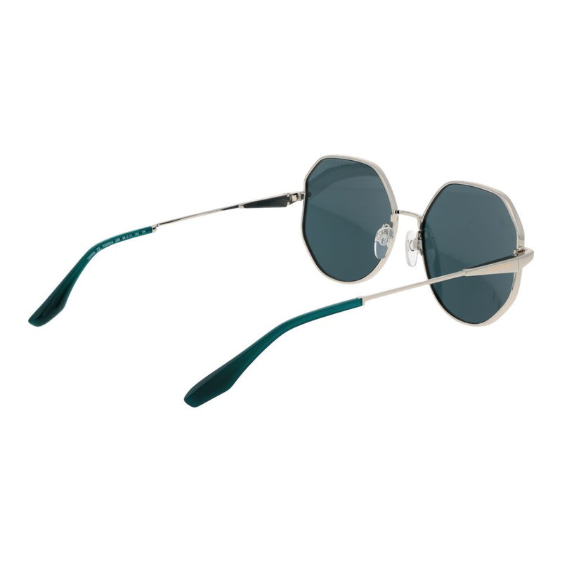 Trussardi Silver Metal Sunglasses for Women - Chic UV Protection
