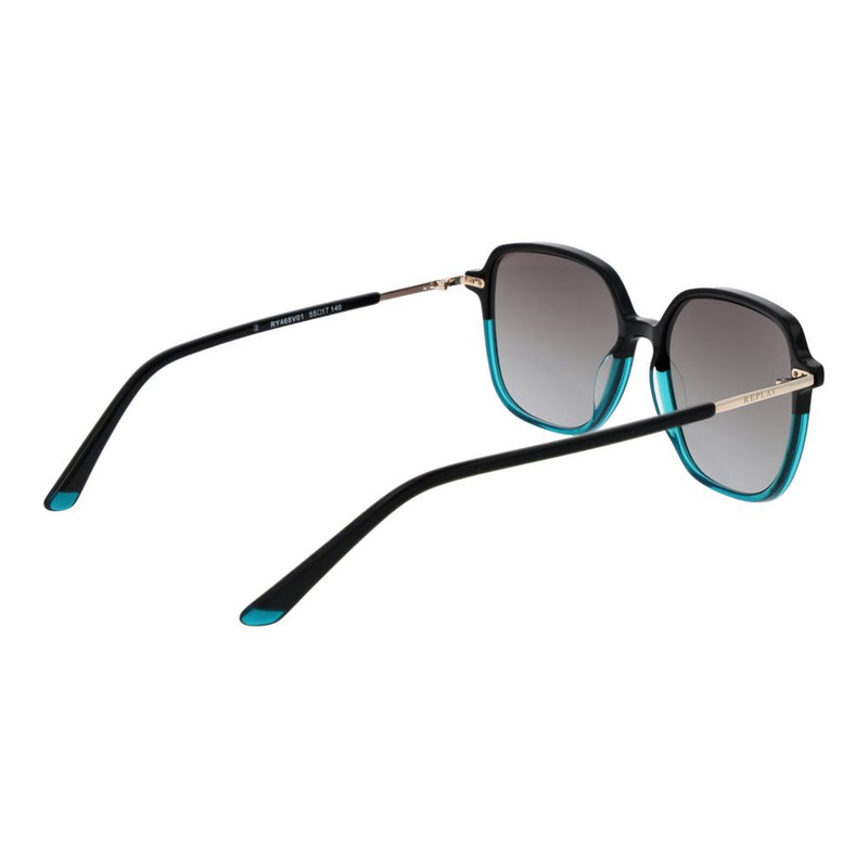 Replay Black Plastic Square Sunglasses for Women