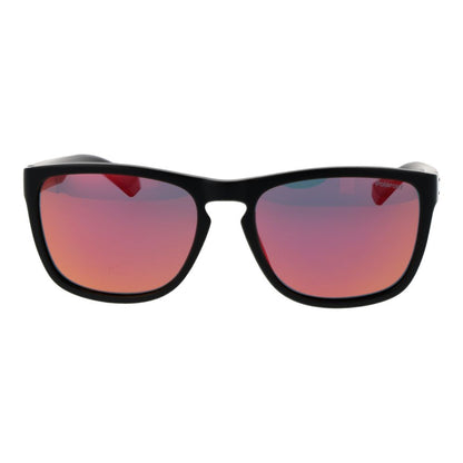 Lunettes de soleil Polaroid en plastique noir