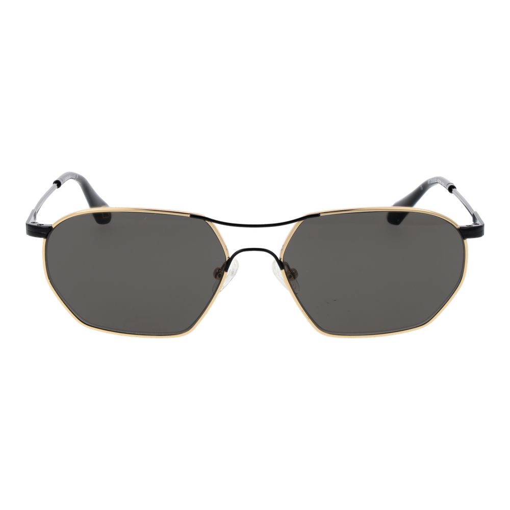 Lunettes de soleil Aviateur en métal doré Replay