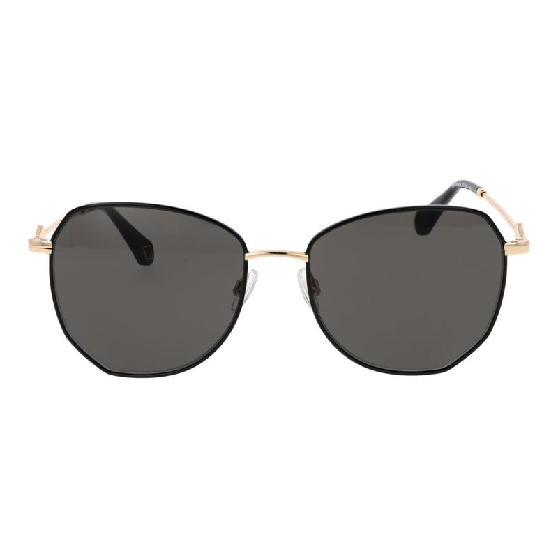 Replay Black Metal Sunglasses for Women - UV Protection & Style