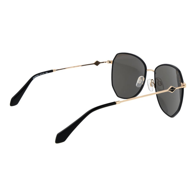 Replay Black Metal Sunglasses for Women - UV Protection & Style