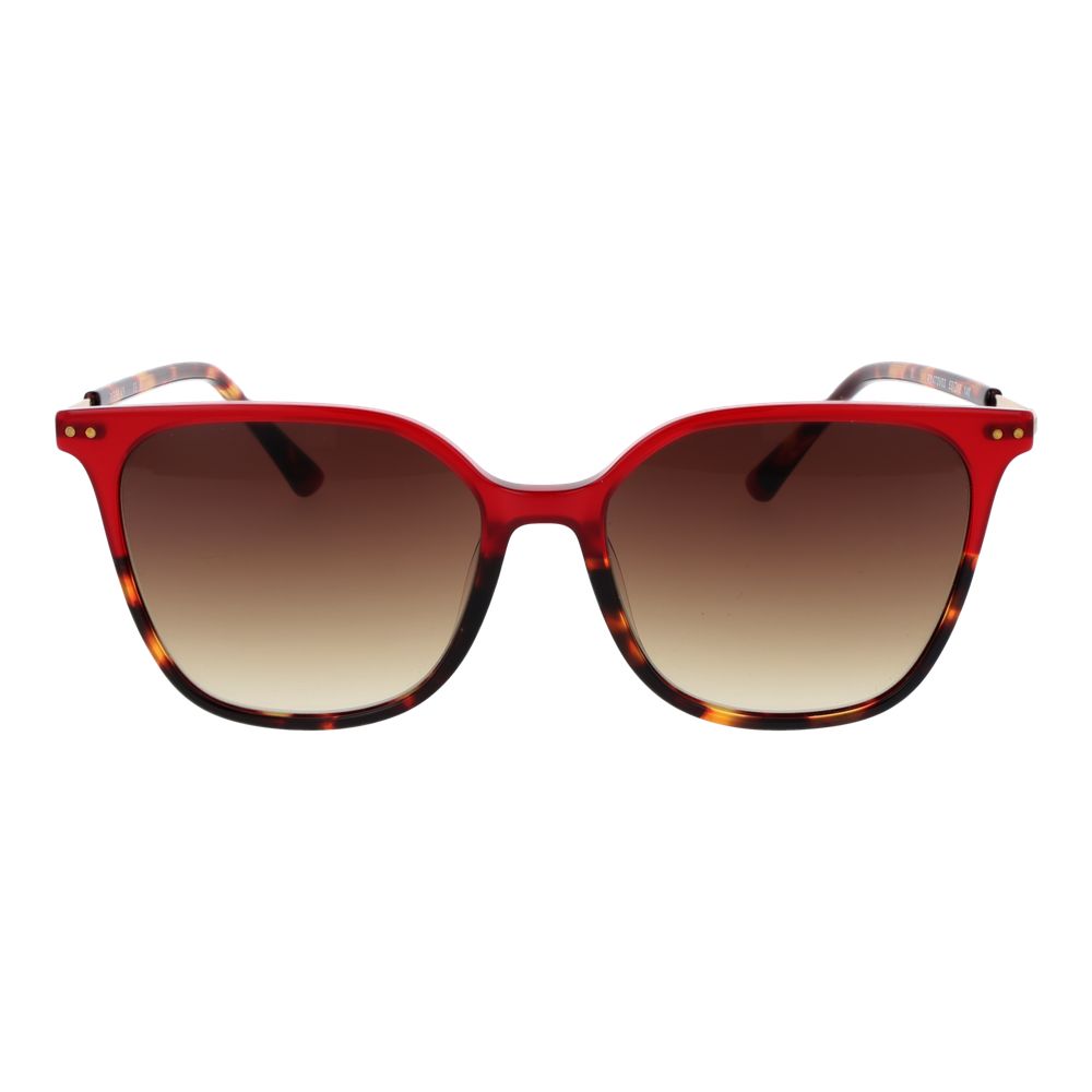 Replay Red Plastic Cat Eye Sunglasses for Women