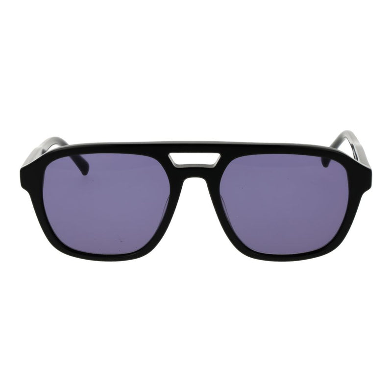 Replay Black Plastic Aviator Sunglasses for Men