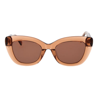Lunettes de soleil en plastique beige Replay