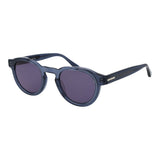 Replay Gray Plastic Sunglasses - Unisex Panto Style