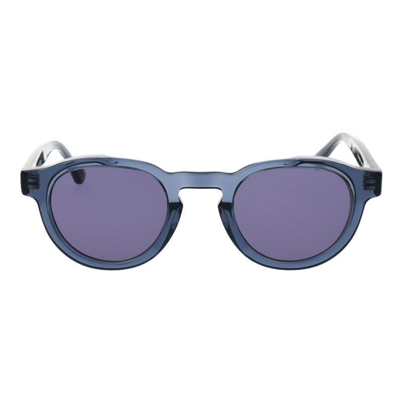 Replay Gray Plastic Sunglasses - Unisex Panto Style