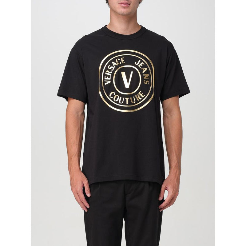 Versace Jeans Zwart Katoenen T-shirt