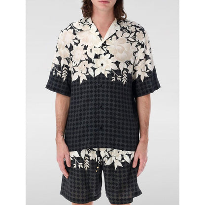 Chemise Amiri à motif de soie noire