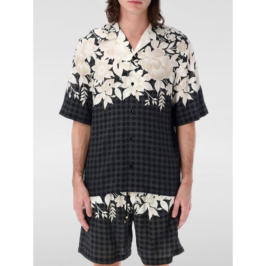 Chemise Amiri à motif de soie noire