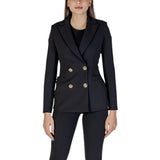 Rinascimento Black Polyester Blazer for Women - Elegant & Versatile