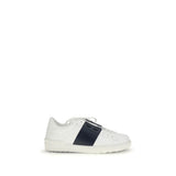 Valentino Garavani Sneakers en Cuir de Veau Noir Bos Taurus