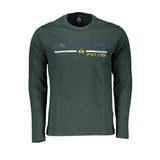 T-Shirt en Coton Vert La Martina - Modèle Long Manches