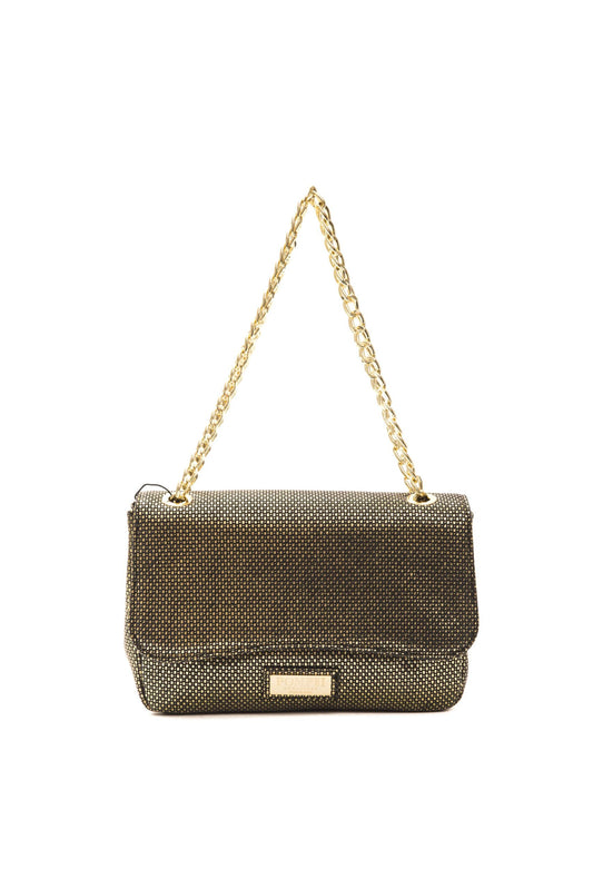 Sac bandoulière Pompei Donatella en cuir noir pour femme