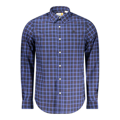 Chemise en coton bleu Timberland pour homme