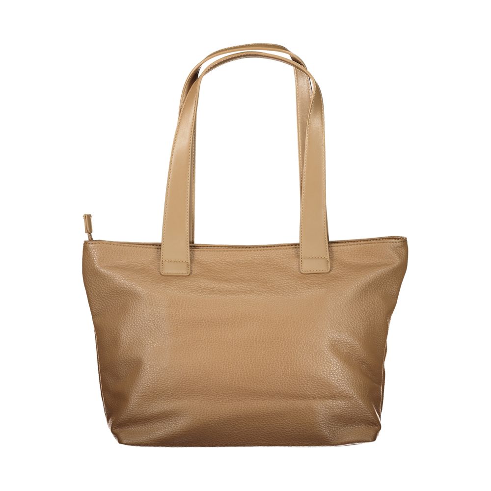 Mario Valentino Marrone Polyurethane Women Shoulder Bag