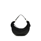 Sac à bandoulière Coccinelle Furoshiki en cuir de veau noir