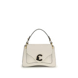 Coccinelle Cream Calf Leather C-Me Shoulder Bag