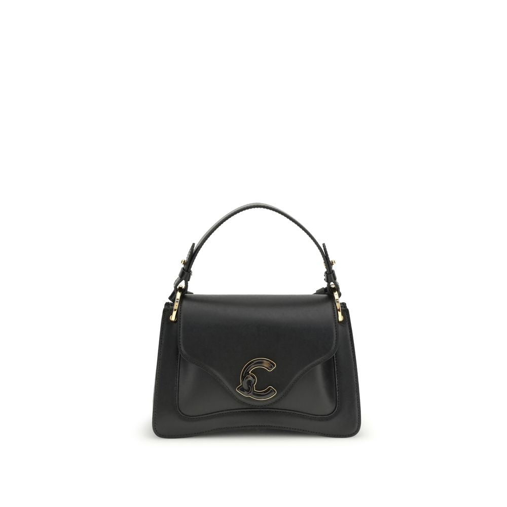Coccinelle Black Calf Leather C-Me Shoulder Bag