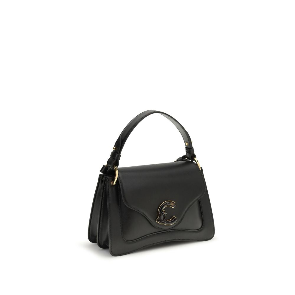 Coccinelle Black Calf Leather C-Me Shoulder Bag