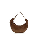 Sac à bandoulière Furoshiki en cuir de veau marron Coccinelle
