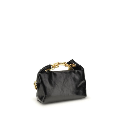 Sac bandoulière Balmain Bos Taurus en cuir de veau noir