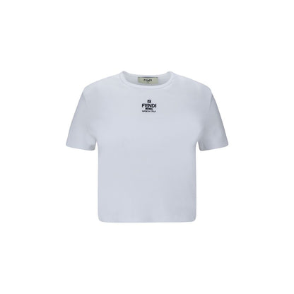Fendi White Cotton Top