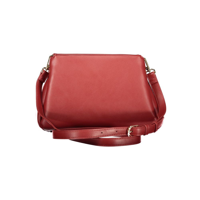 Mario Valentino Rosso Poliuretano Handbag - Élégance Italienne