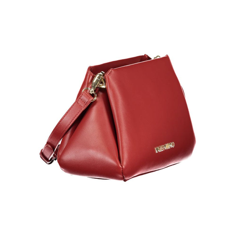 Mario Valentino Rosso Poliuretano Handbag - Élégance Italienne