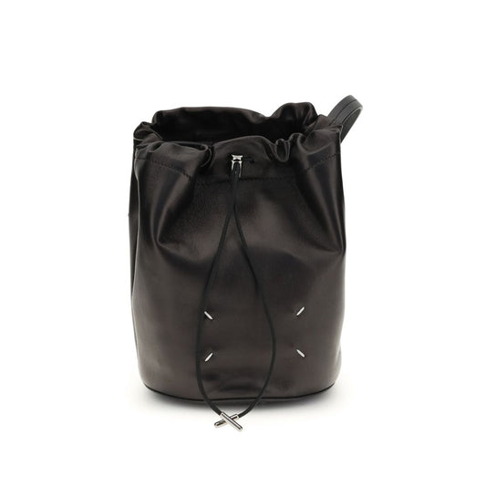 Sac bandoulière Margiela Bos Taurus en cuir de veau noir