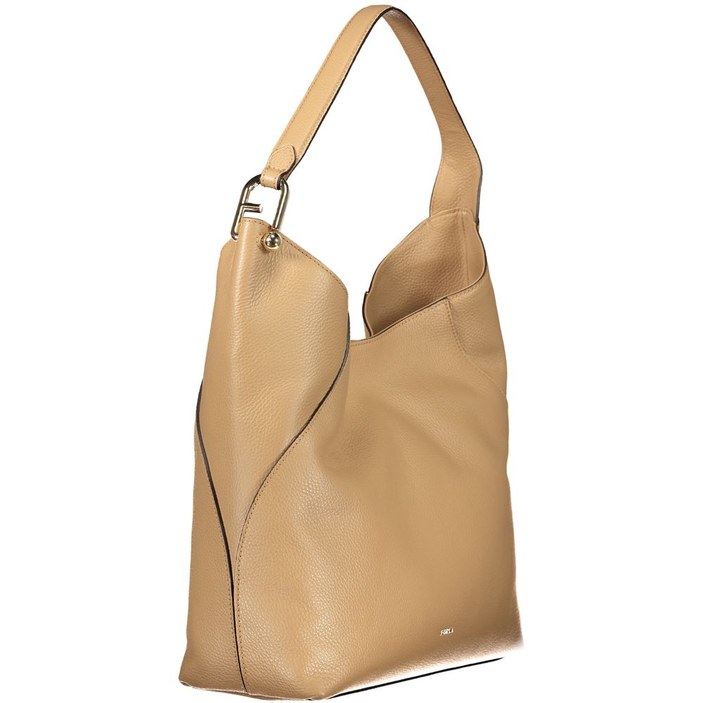 Furla Marrone Leather Women's Shoulder Bag - Elegant Brown Accessory