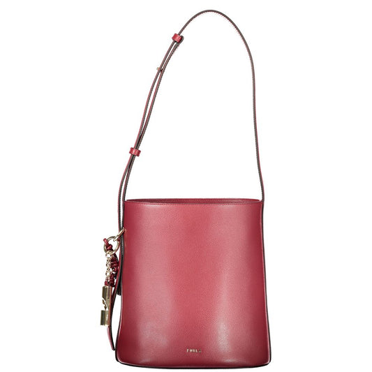 Sac seau en cuir Furla Rosso pour femme