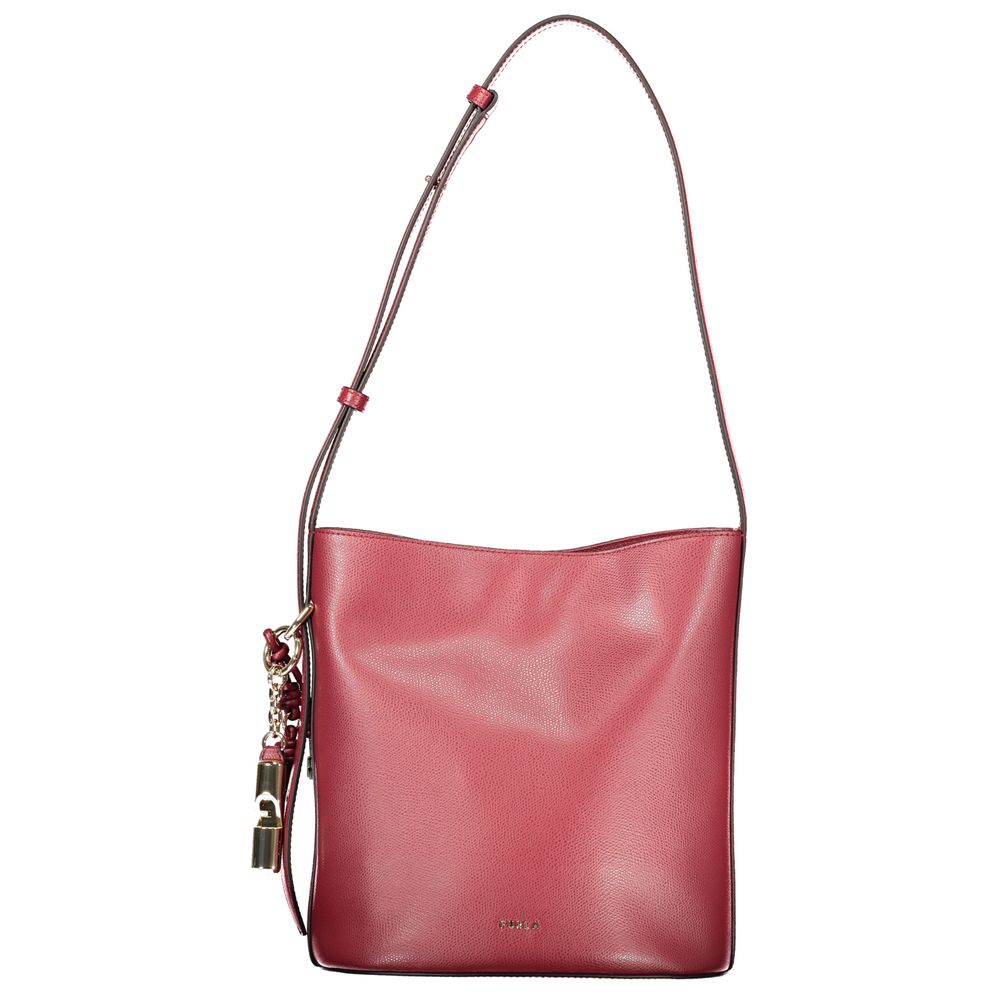 Furla Rosso Sac seau en cuir pour femmes