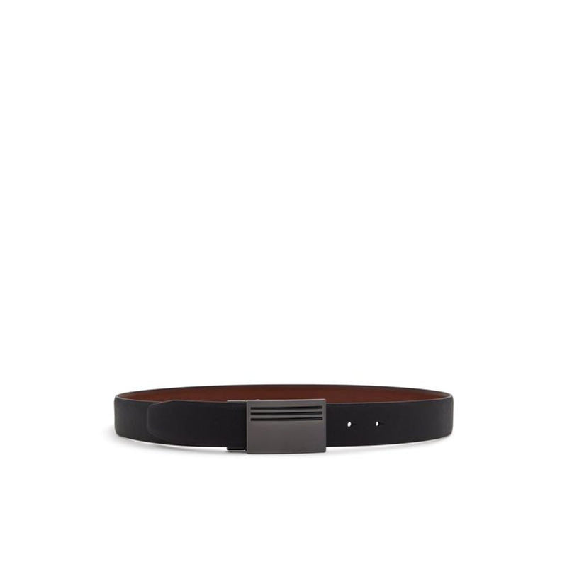 ALDO Black Cowhide Regular Belt - Stylish and Versatile