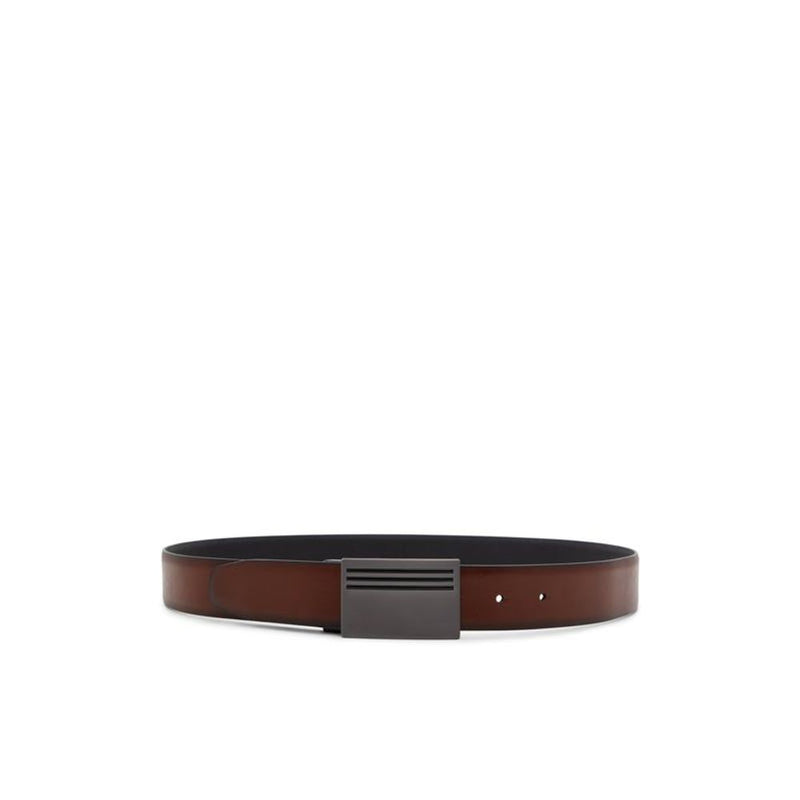 ALDO Black Cowhide Regular Belt - Stylish and Versatile