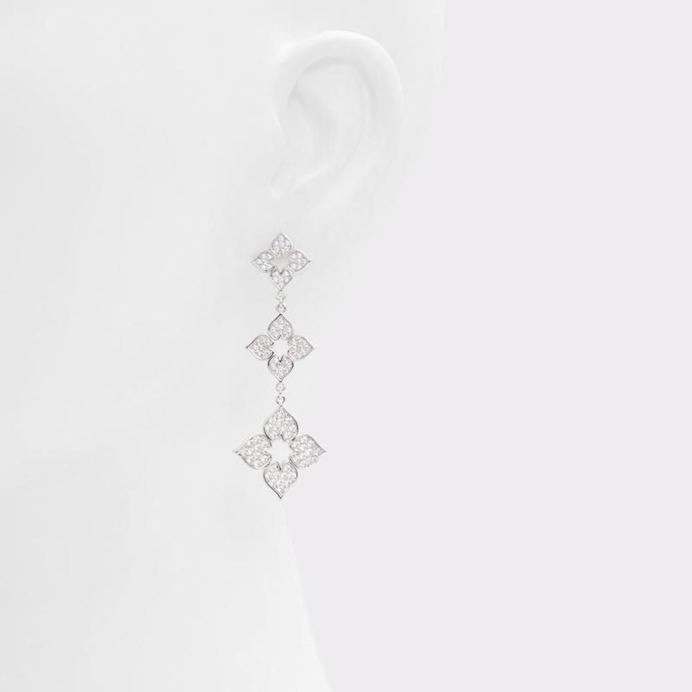 ALDO Silver Elastane Earrings - Élégance et Confort
