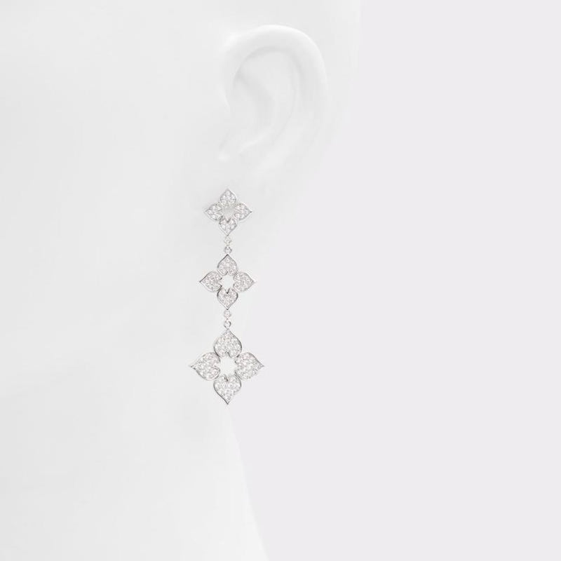 ALDO Silver Elastane Earrings - Élégance et Confort