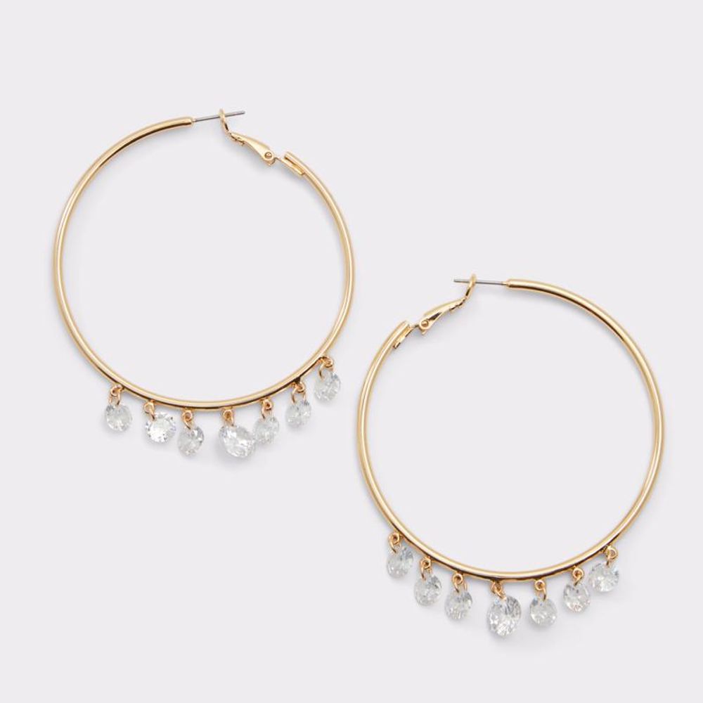ALDO Gold Clear Multi Earrings - Chic and Dazzling