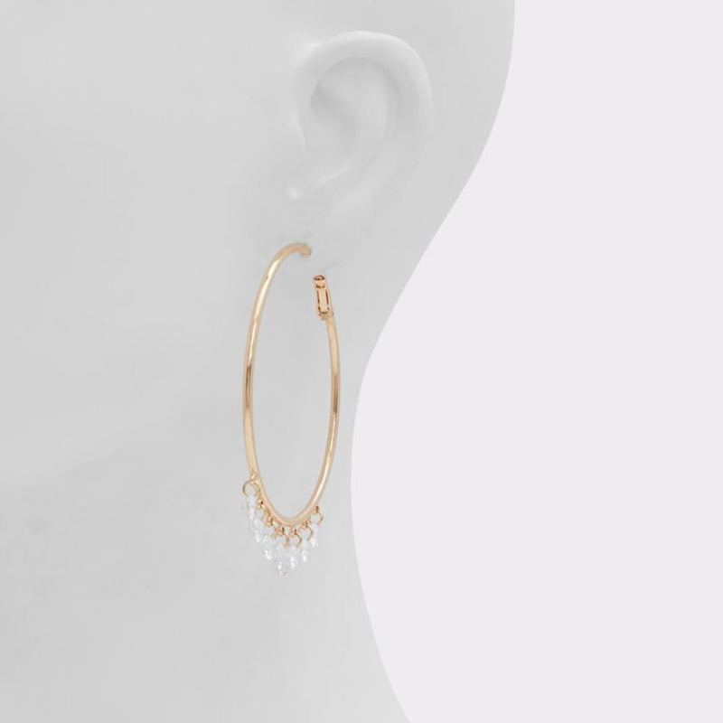 ALDO Gold Clear Multi Earrings - Chic and Dazzling