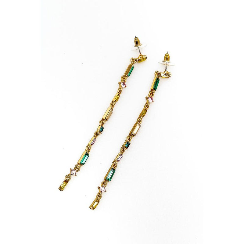CALL IT SPRING Multicolor Glass Earrings - Chic Statement Accessory