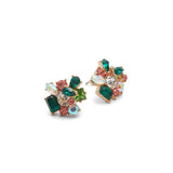 ALDO Green Elastane Earrings - Chic Opulence