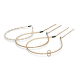 ALDO Gold Zinc Headband - Elegant Hair Accessory for Women