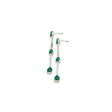ALDO Green Elastane Earrings - Elegant Stainless Steel Jewelry