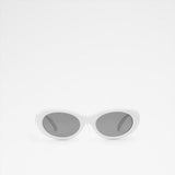 ALDO White Polycarbonate Sunglasses - Trendy UV Protection