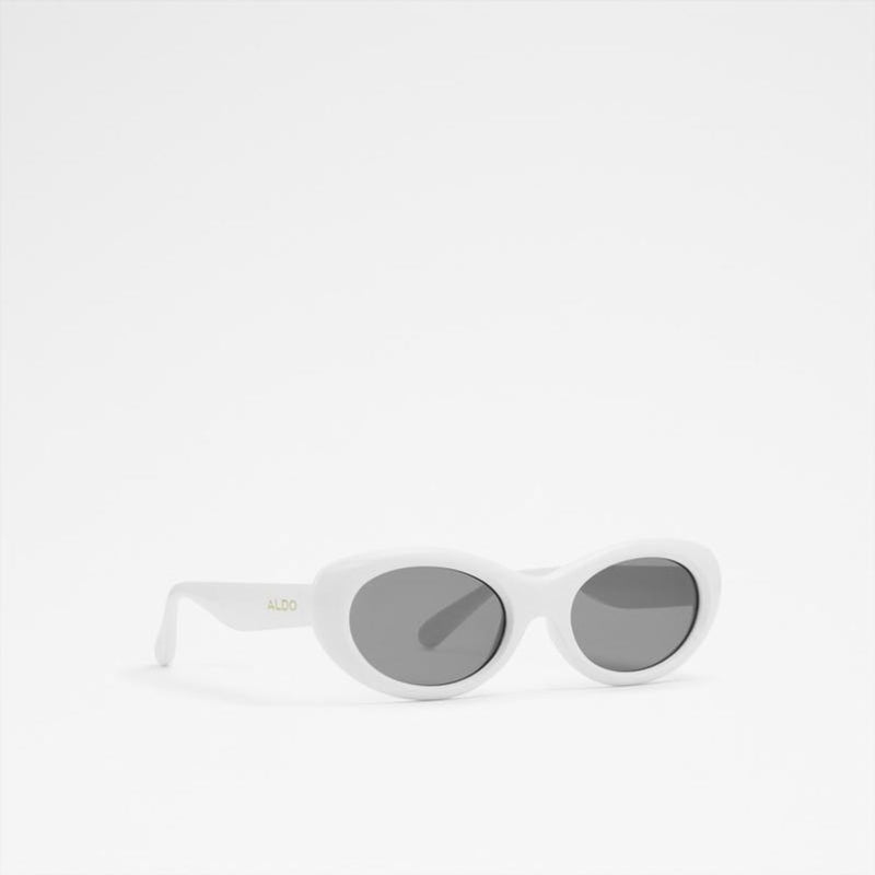 ALDO White Polycarbonate Sunglasses - Trendy UV Protection