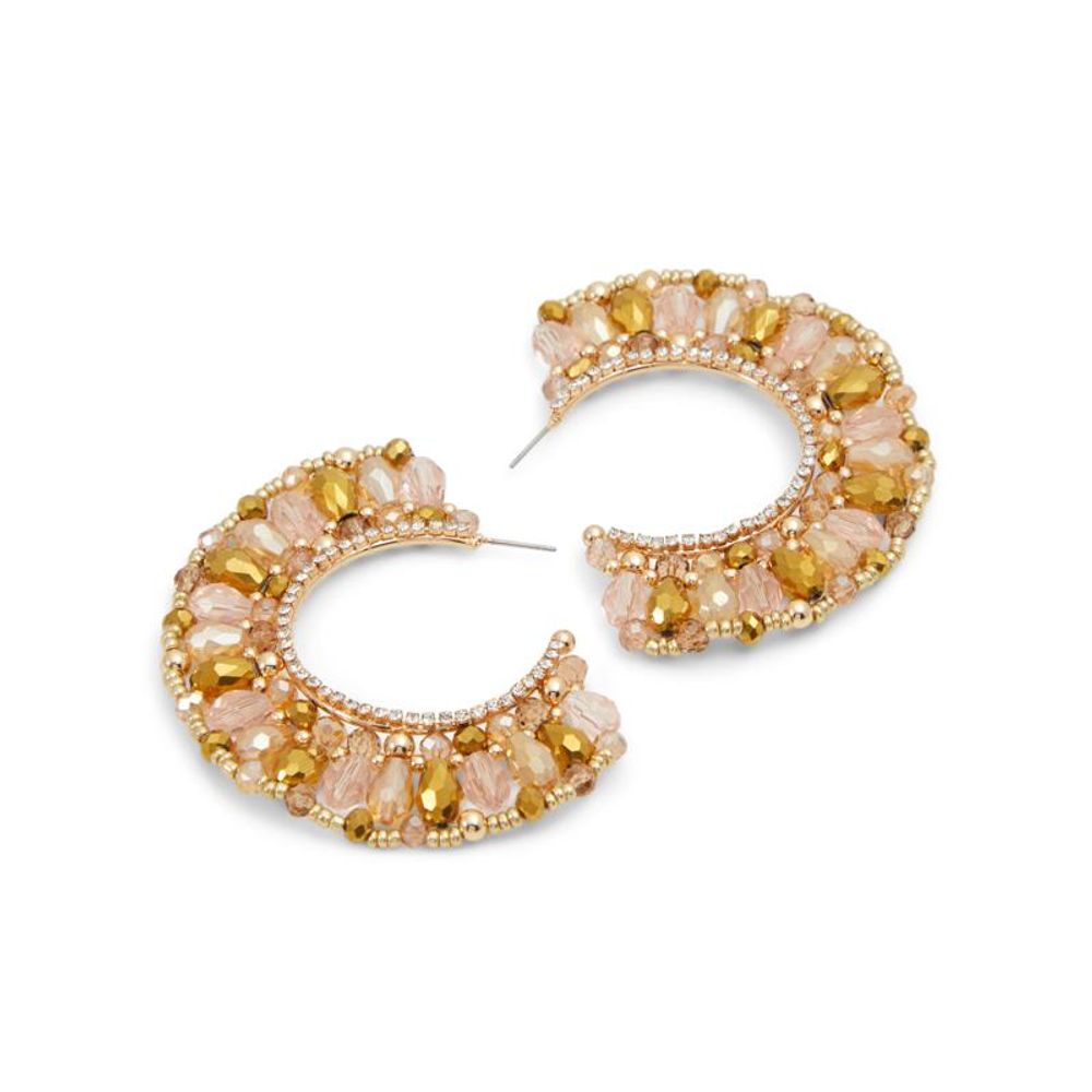 ALDO Brown Glass Earrings - Elegant Accessory for Any Occasion