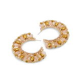 ALDO Brown Glass Earrings - Elegant Accessory for Any Occasion