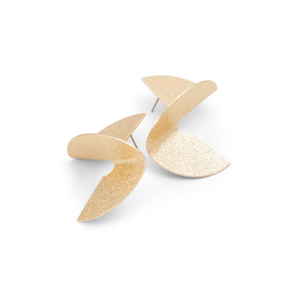 ALDO Gold Elastane Earrings - Elegant Accessory for Women