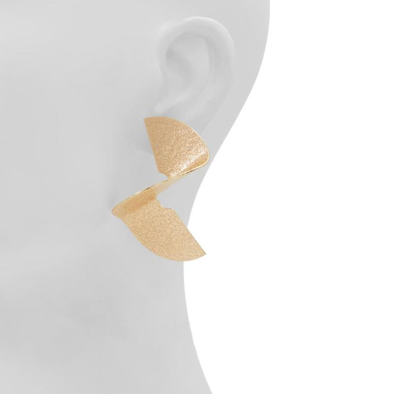 ALDO Gold Elastane Earrings - Elegant Accessory for Women